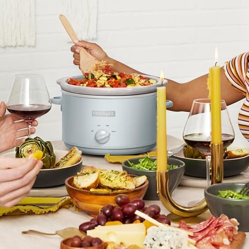 4.5 Quart Manual Slow Cooker – Macaroon Blue - Curated Catalog U8