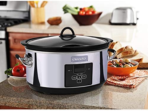 7 Quart Programmable Slow Cooker – Polished Platinum - Curated Catalog W5