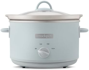 4.5 Quart Manual Slow Cooker – Macaroon Blue - Curated Catalog U8