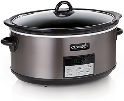 8 Quart Programmable Slow Cooker with Auto Warm - Curated Catalog F5