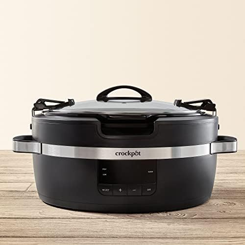 Thermoshield 6 Quart Slow Cooker with Carry Handles - Curated Catalog W5