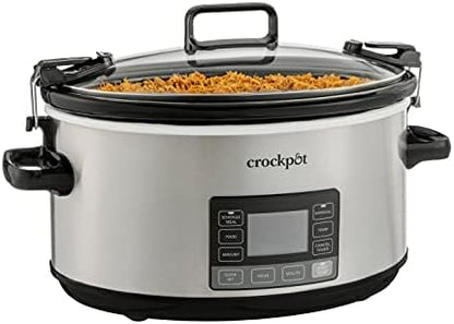 7 Quart Portable Programmable Slow Cooker with Timer - Curated Catalog E4