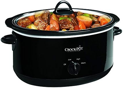 8 Quart Manual Slow Cooker – Black - Curated Catalog Z5