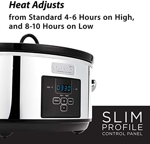 7 Quart Programmable Slow Cooker – Polished Platinum - Curated Catalog W5