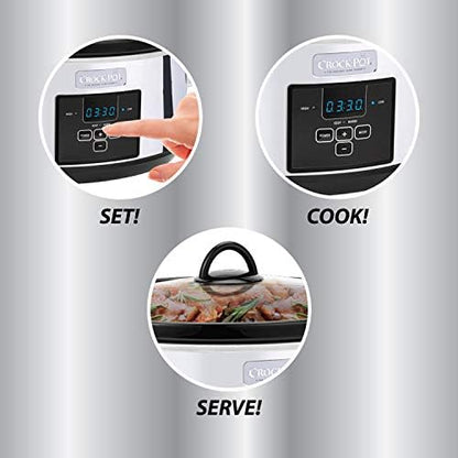 7 Quart Programmable Slow Cooker – Polished Platinum - Curated Catalog W5