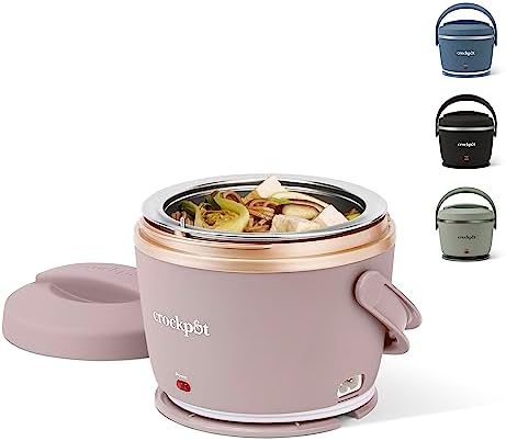 Electric Lunch Box Food Warmer 20oz – Blush Pink - Curated Catalog B6