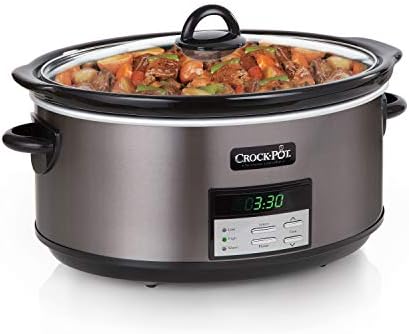 8 Quart Programmable Slow Cooker with Auto Warm - Curated Catalog F5