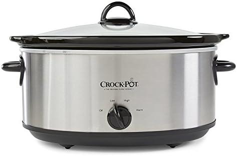 7 Quart Oval Manual Slow Cooker – Stainless Steel - Curated Catalog E1
