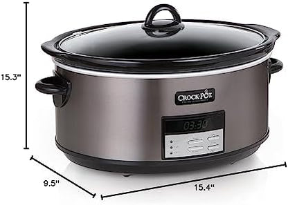 8 Quart Programmable Slow Cooker with Auto Warm - Curated Catalog F5