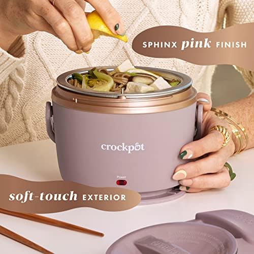 Electric Lunch Box Food Warmer 20oz – Blush Pink - Curated Catalog B6