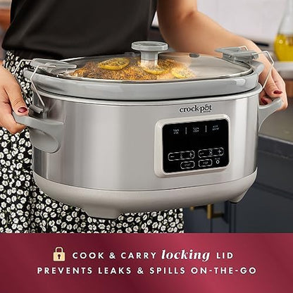 7 Quart Programmable Cook & Carry Slow Cooker - Curated Catalog M9