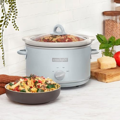 4.5 Quart Manual Slow Cooker – Macaroon Blue - Curated Catalog U8