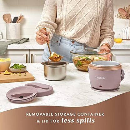 Electric Lunch Box Food Warmer 20oz – Blush Pink - Curated Catalog B6