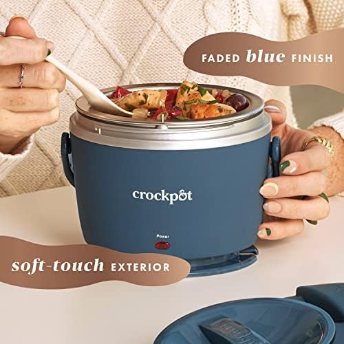 Electric Lunch Box Food Warmer 20oz – Faded Blue - Curated Catalog S5