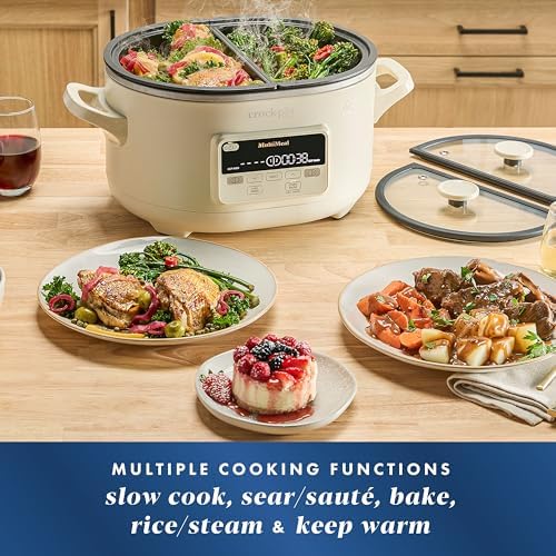MultiMeal Multicooker with Programmable Slow Cooker - Curated Catalog D1