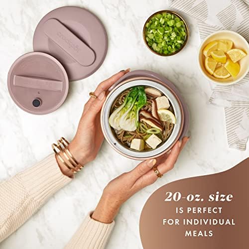 Electric Lunch Box Food Warmer 20oz – Blush Pink - Curated Catalog B6