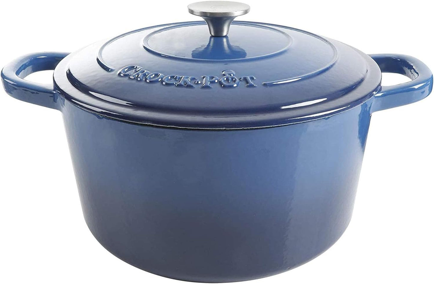 3 Quart Enameled Cast Iron Dutch Oven – Aqua - Curated Catalog O2