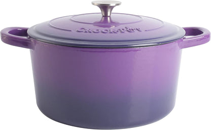 3 Quart Enameled Cast Iron Dutch Oven – Aqua - Curated Catalog O2