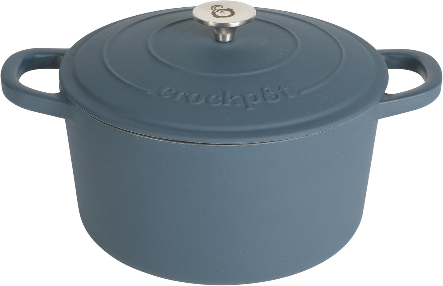 3 Quart Enameled Cast Iron Dutch Oven – Aqua - Curated Catalog O2