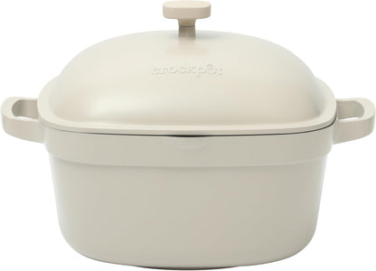 3 Quart Enameled Cast Iron Dutch Oven – Aqua - Curated Catalog O2