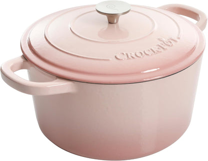 3 Quart Enameled Cast Iron Dutch Oven – Aqua - Curated Catalog O2