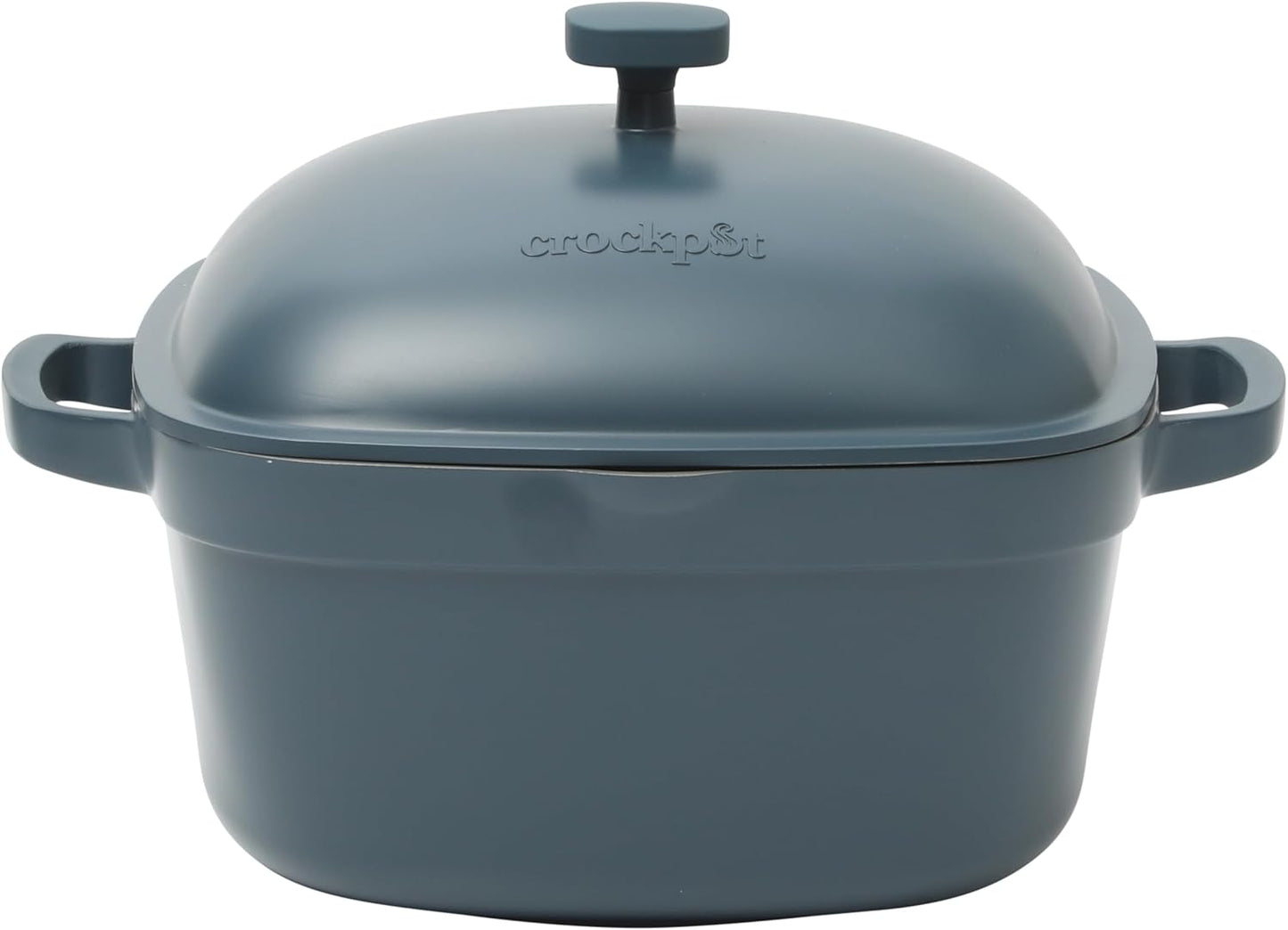 3 Quart Enameled Cast Iron Dutch Oven – Aqua - Curated Catalog O2