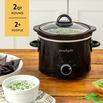 2 Quart Mini Slow Cooker – Classic Compact Cooker - Curated Catalog C1